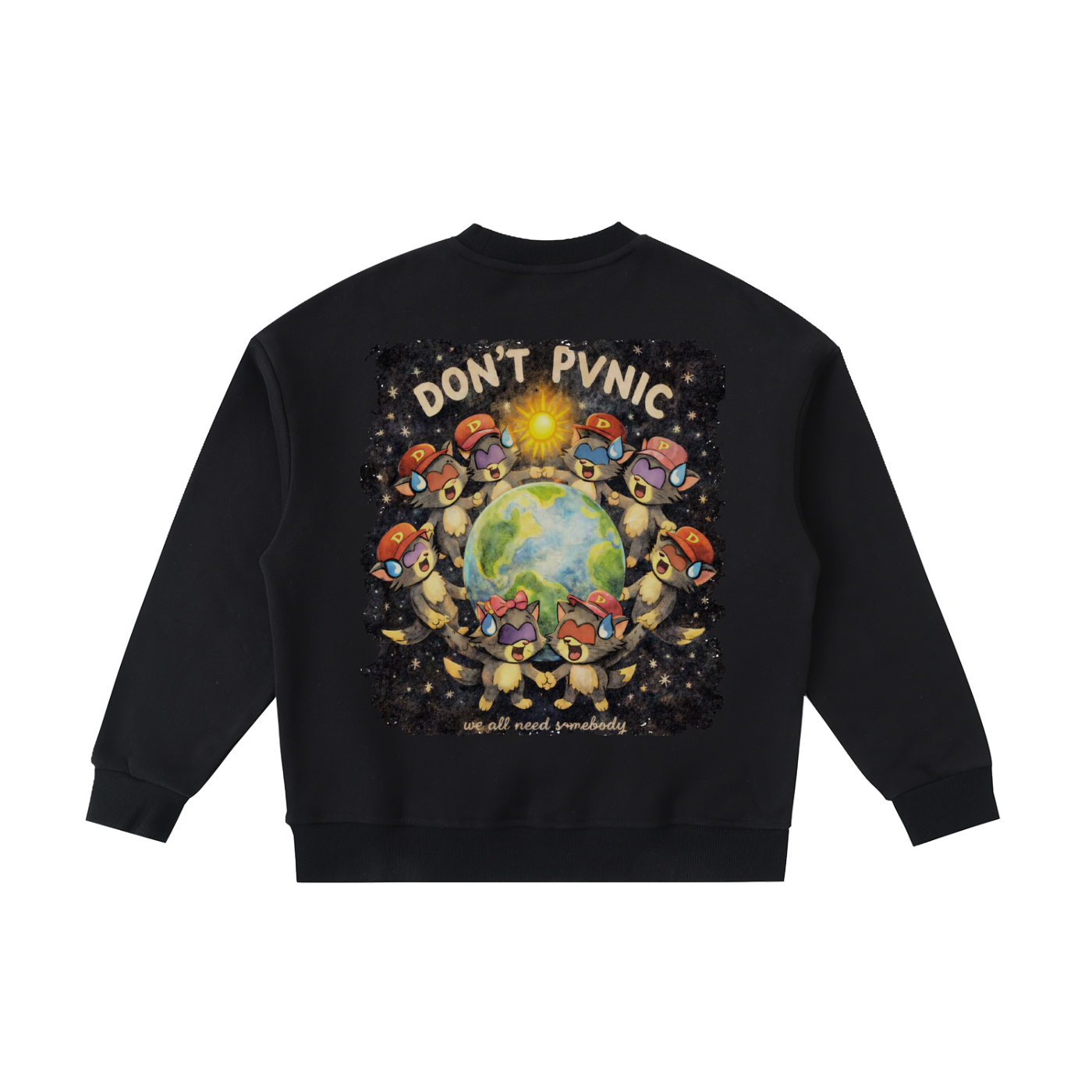 "We All Need Somebody'' Kids Crewneck Sweatshirt