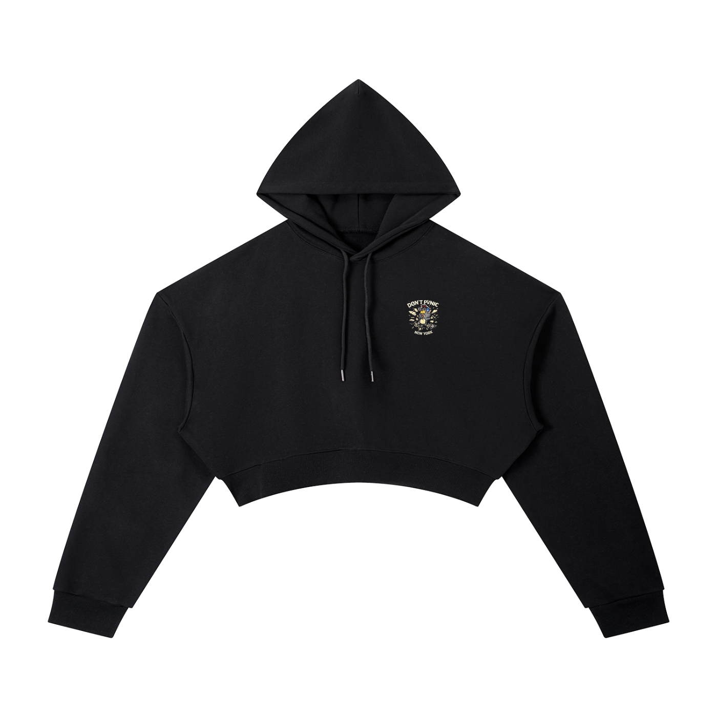 "Breaking through the Wall" Cropped Hoodie