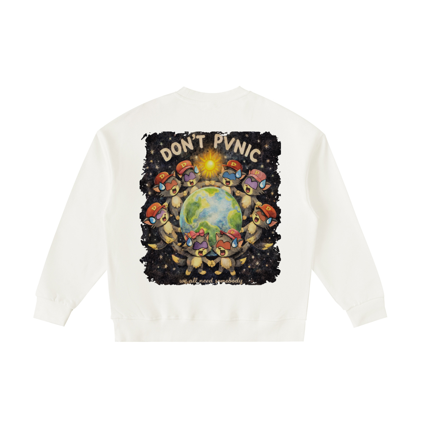 "We All Need Somebody'' Kids Crewneck Sweatshirt