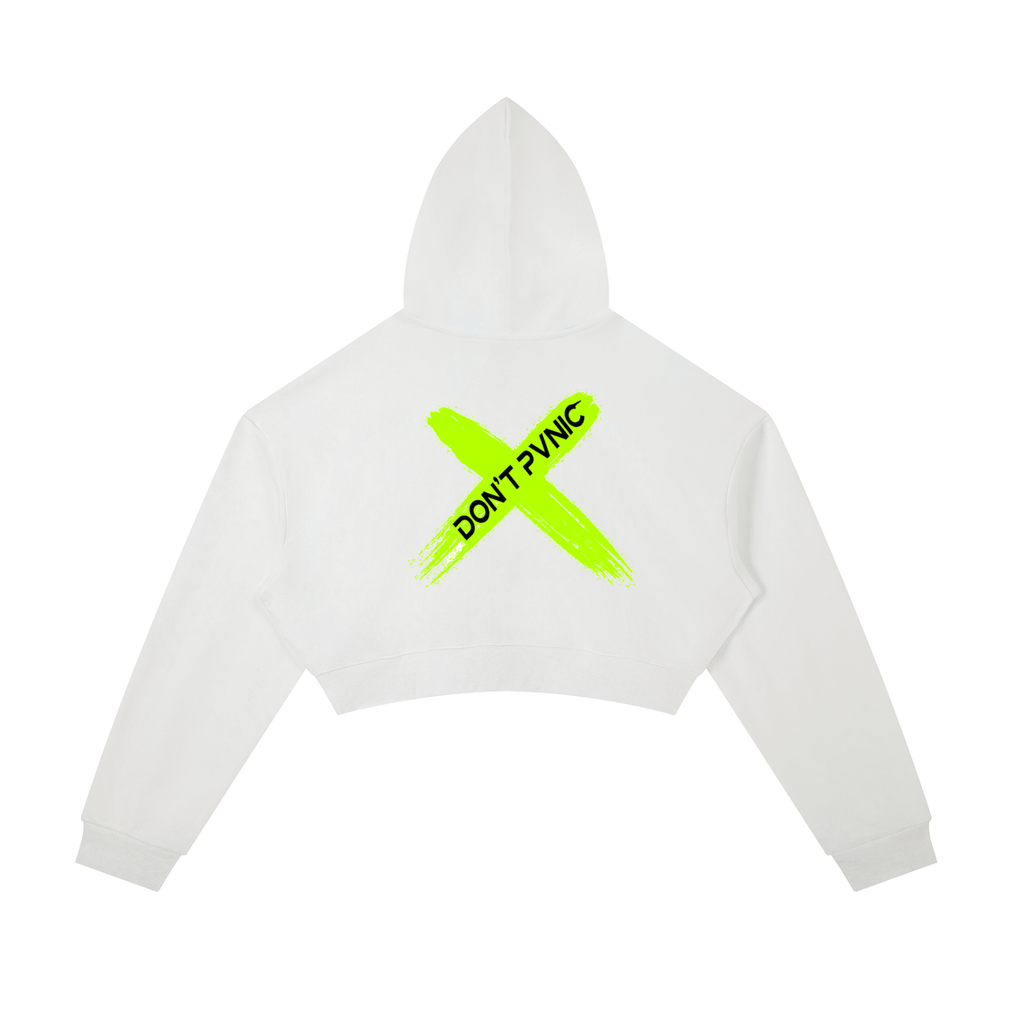 Don’t Pvnic “Neon Eyes” Cropped Zip-Up Hoodie