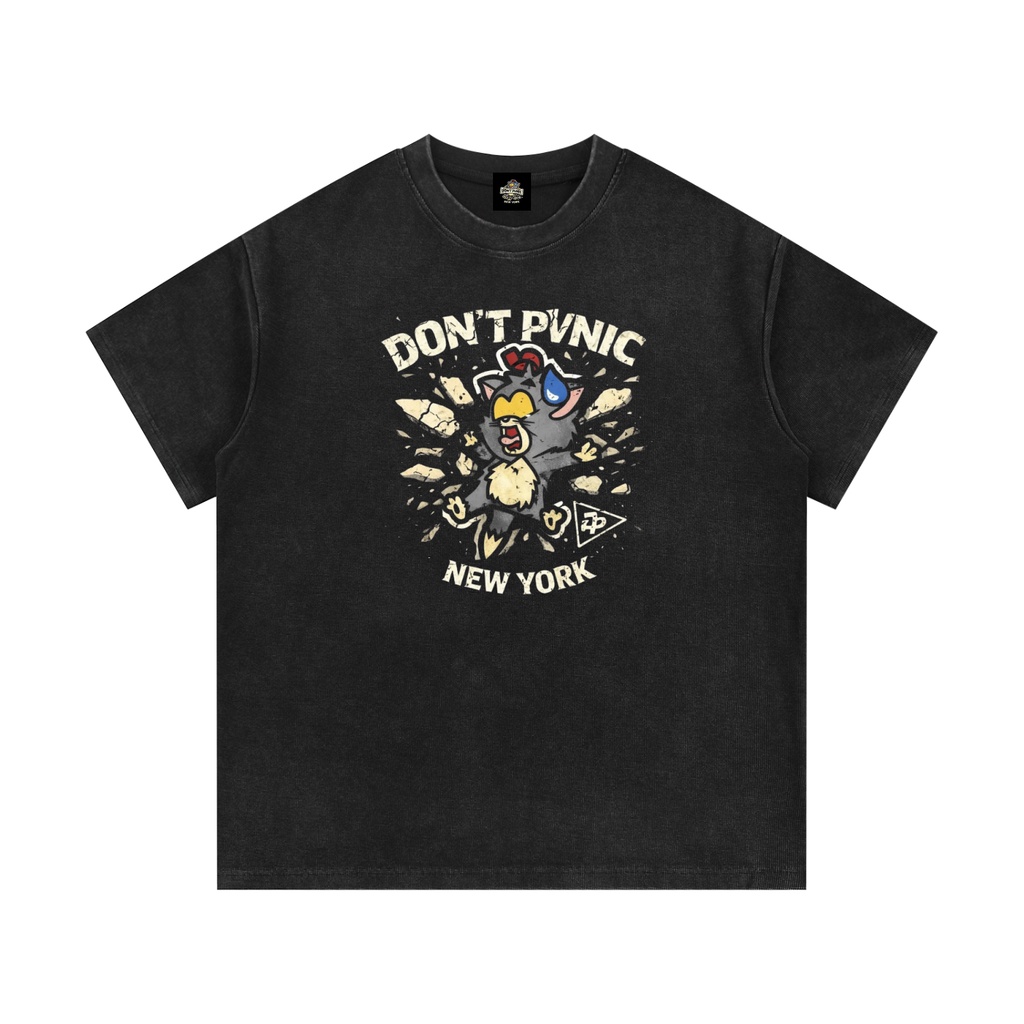 DPNY Waffle Knit T-Shirt (Black)