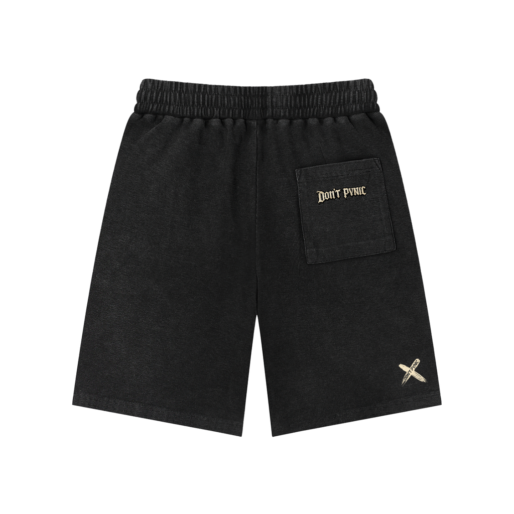 DPNY Waffle Knit Shorts (Black)