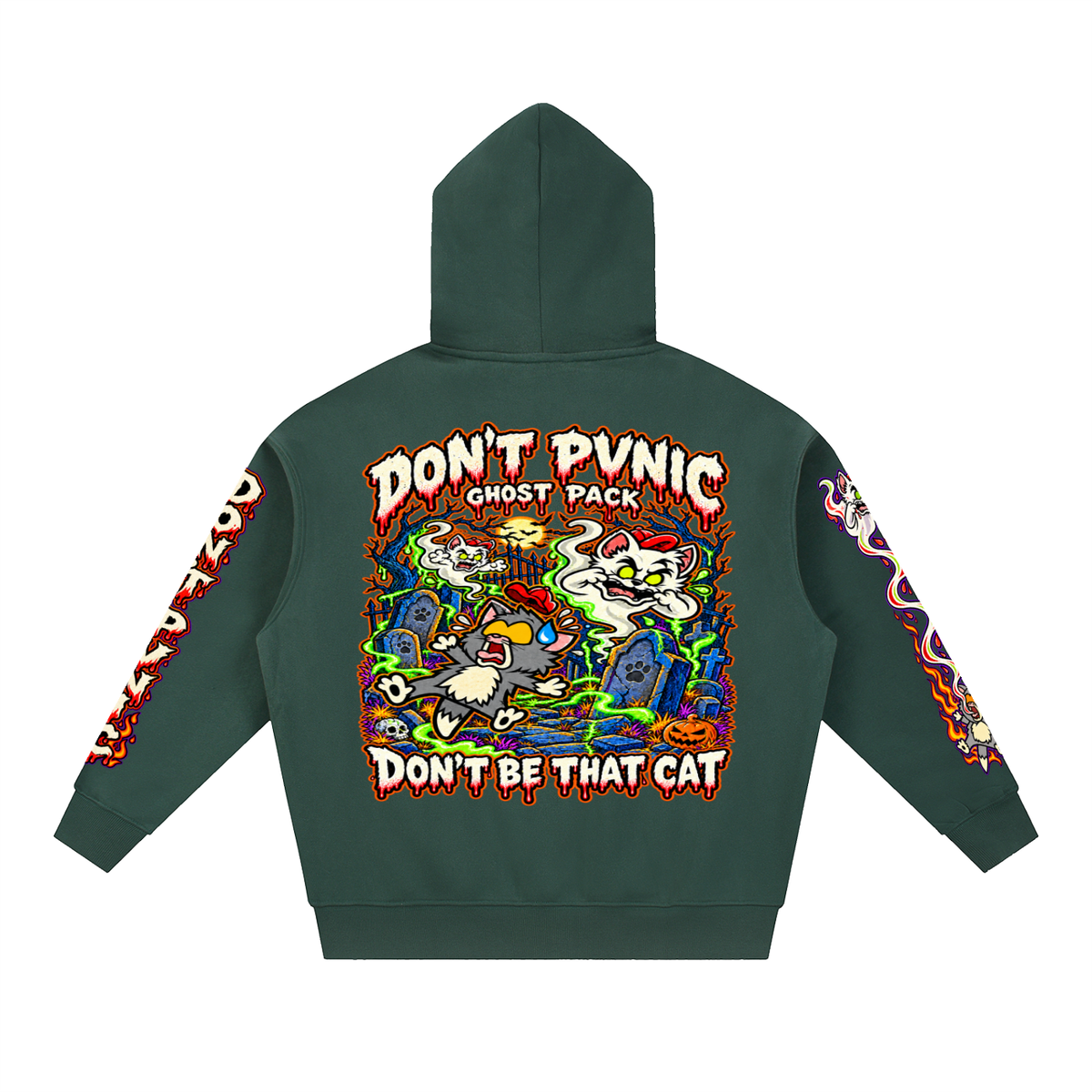 DP Ghost Pack Boxy Zip-Up Hoodie