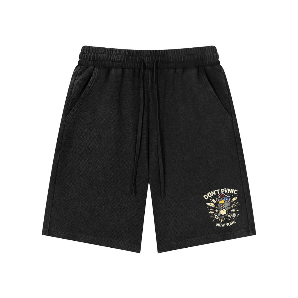 DPNY Waffle Knit Shorts (Black)