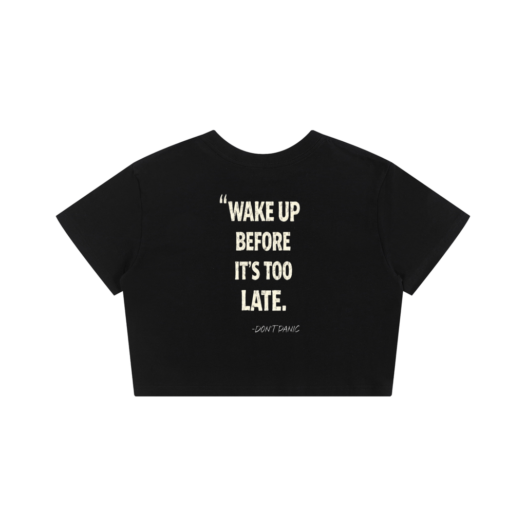 Don't Pvnic "WAKE UP" Crop Top