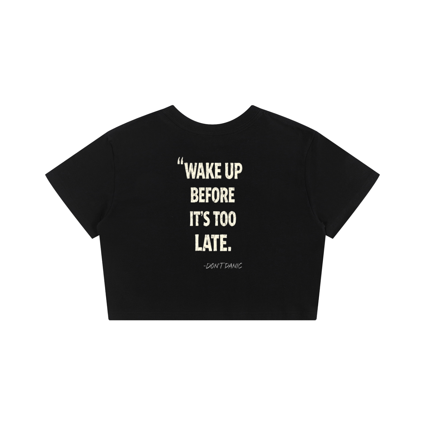 Don't Pvnic "WAKE UP" Crop Top