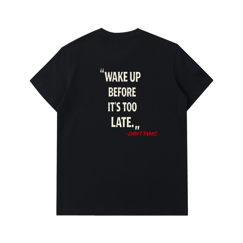 Don't Pvnic "WAKE UP" Heavyweight Cotton T-Shirt