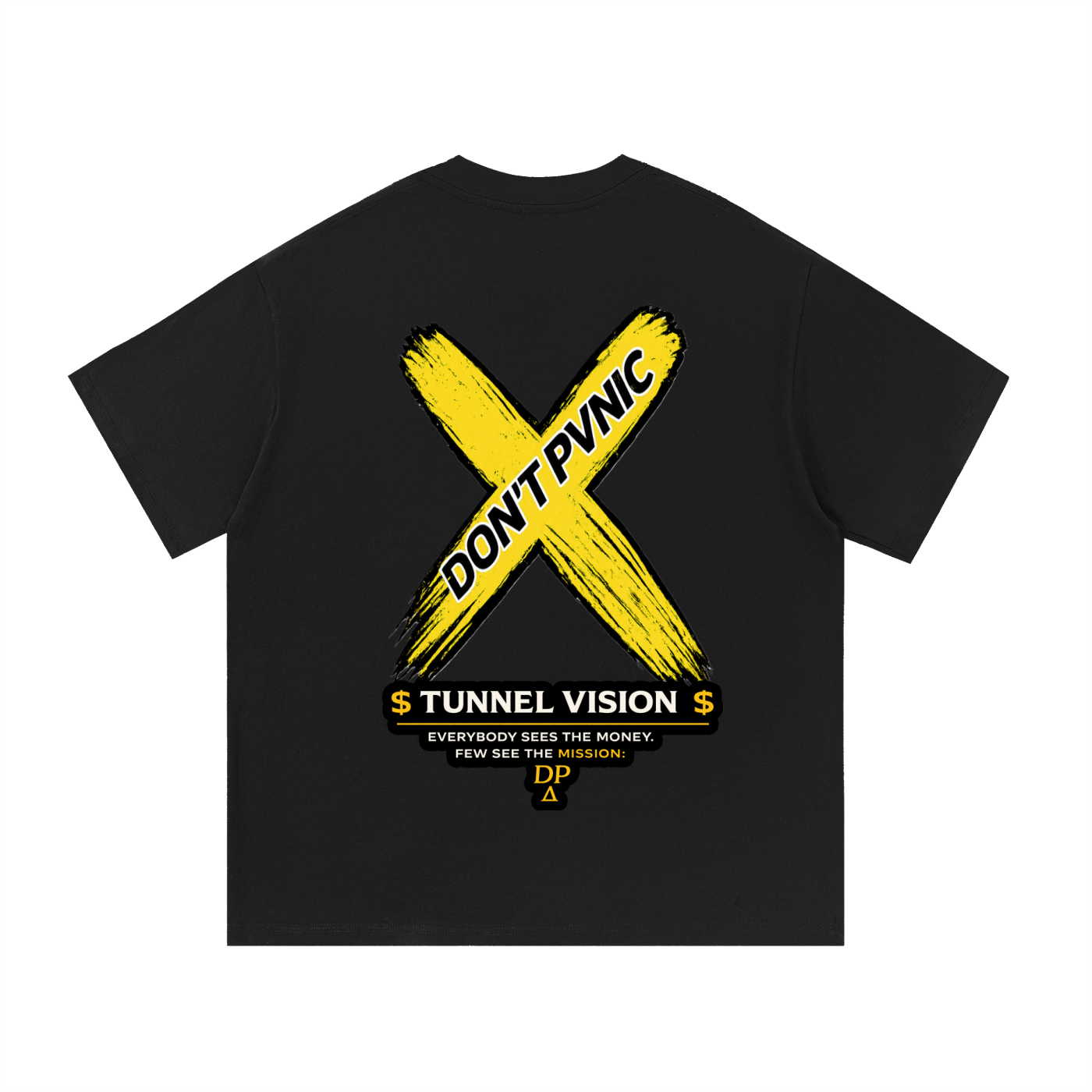 Don't Pvnic (Gold) "Tunnel Vision" T-Shirt
